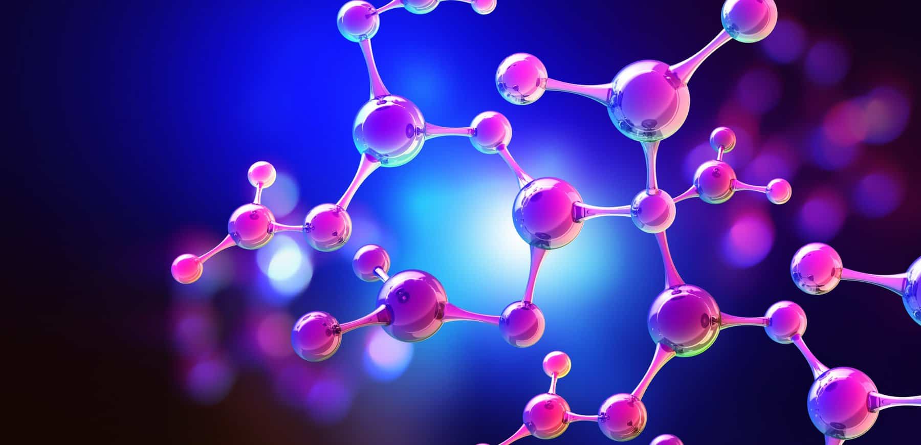 Molecules and atoms 3D structure